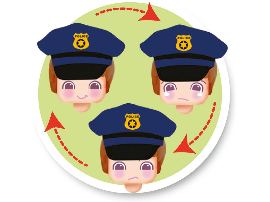 Figura Pin y Pon Profissões Polícia Famosa 700016289