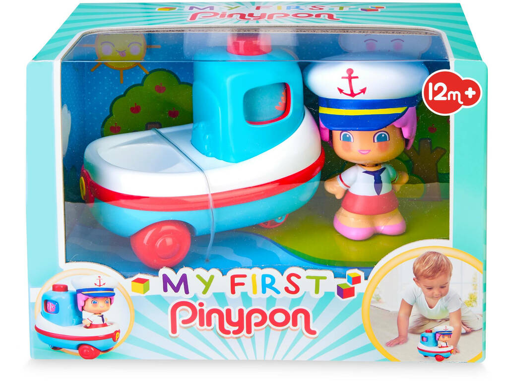Mon premier Pinypon Happy Vehicules bateau Famosa 700016384
