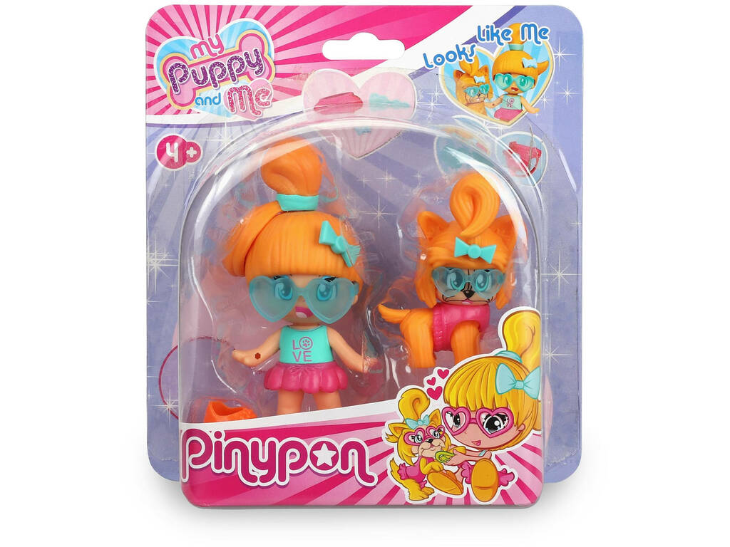 Pinypon My Puppy and Me Poupée Orange Famosa 700016243