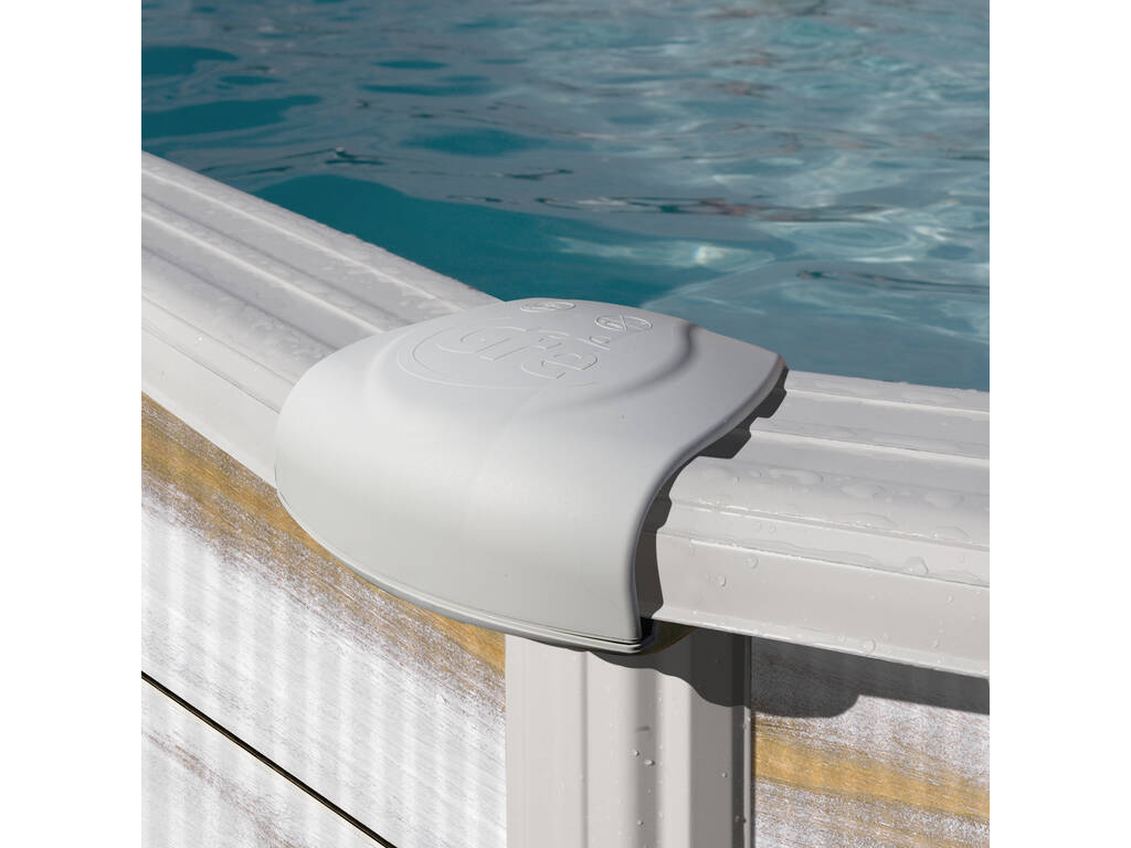 Piscina de Acero Islandia 730x375x132 cm. Gre KITPROV7388N