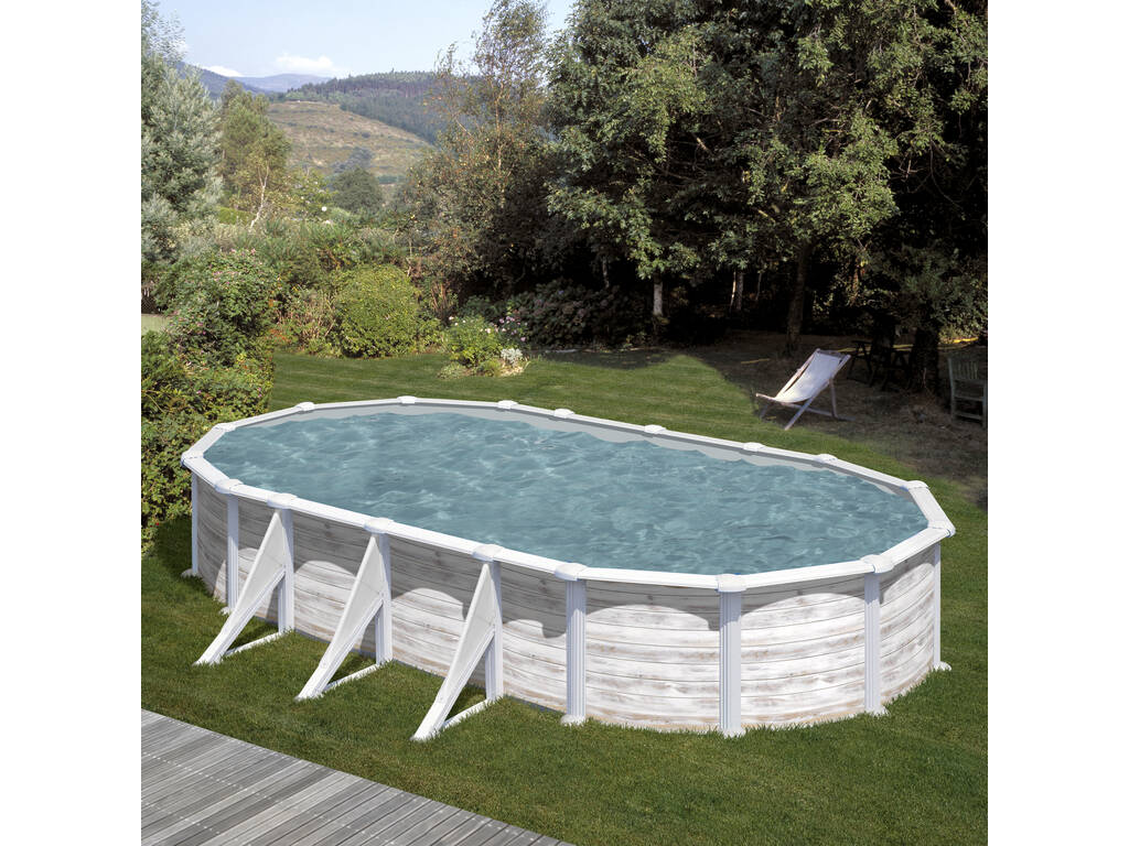 Piscine en Acier Groenlandia 730 x 375 x 132 cm. Gre KITPROV738N