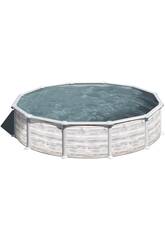 Piscina in Acciaio Groenlandia 550X132 cm. Gre KITPR558N