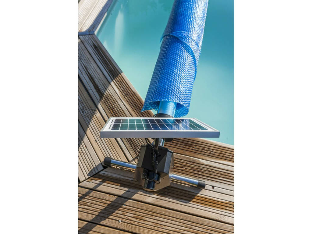 Avvolgitore di Coperte per Piscine Interrate Motorizzato energia solare Gre SCR55