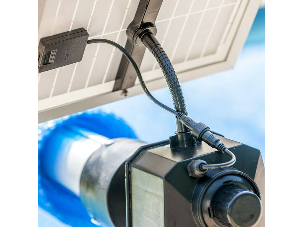 Avvolgitore di Coperte per Piscine Interrate Motorizzato energia solare Gre SCR55