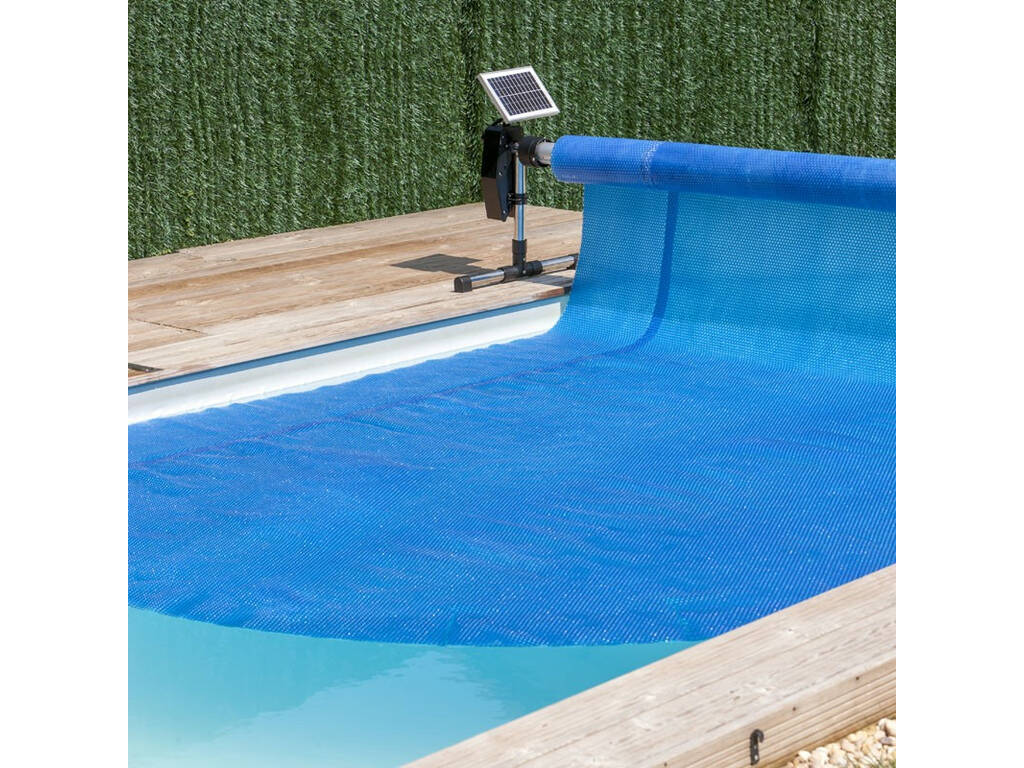 Avvolgitore di Coperte per Piscine Interrate Motorizzato energia solare Gre SCR55