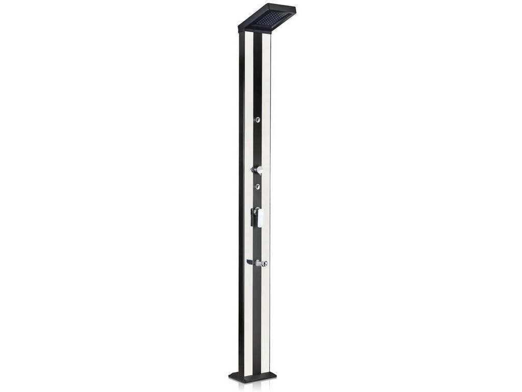 Douche Solaire en Aluminium avec Pédiluves 38 L Gre DSALP38