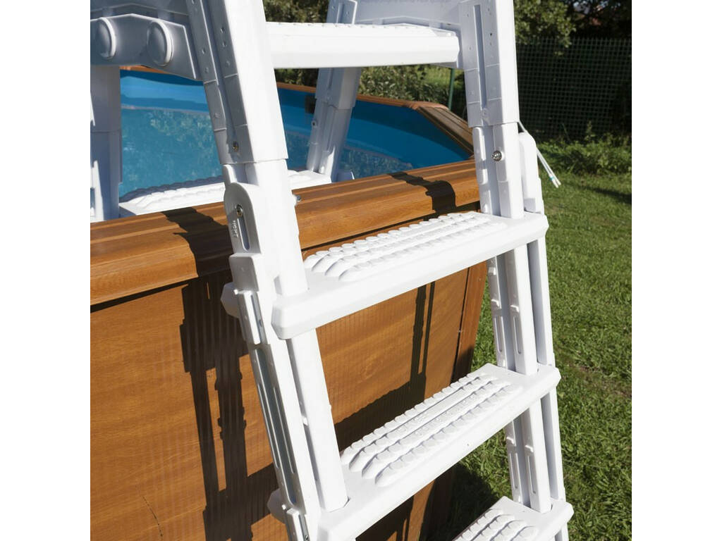 Scaletta modellata per piscina fuori terra 120-132 cm. Gre L4PL