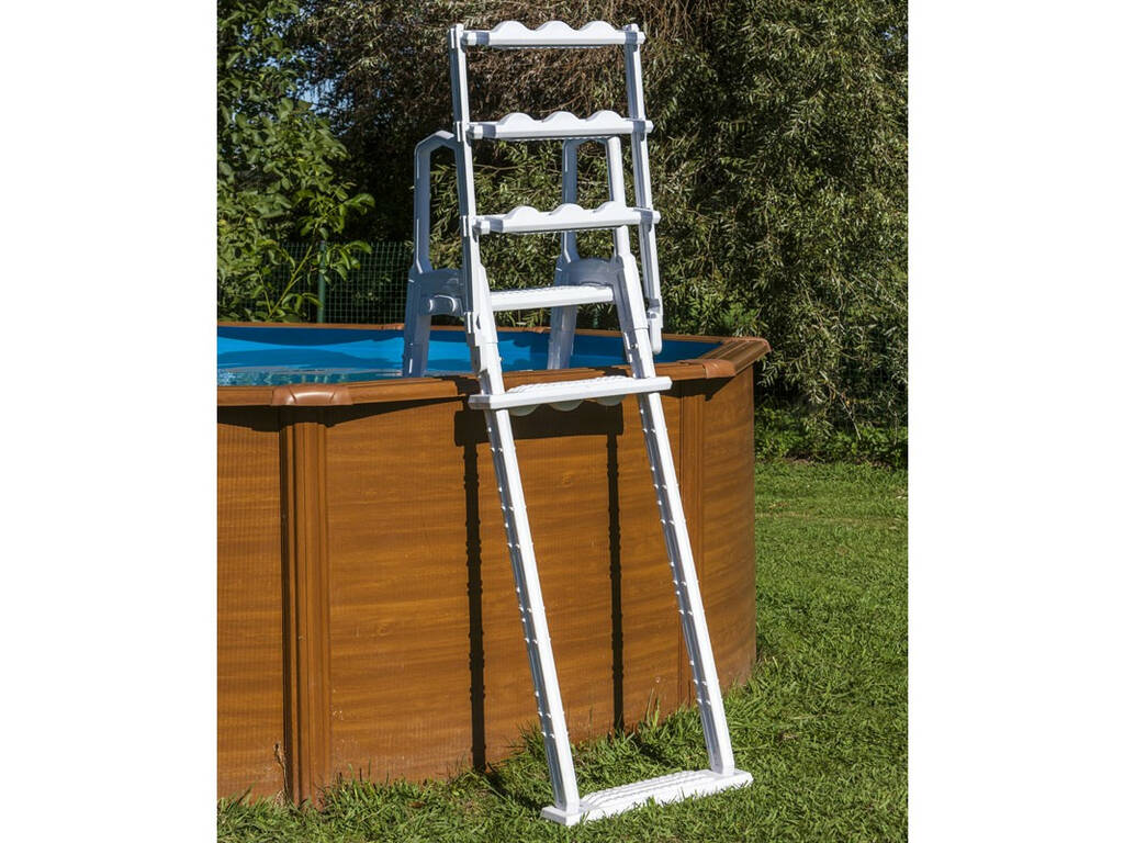 Scaletta modellata per piscina fuori terra 120-132 cm. Gre L4PL