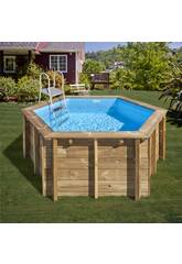 Piscina Redonda Madeira Lili 2 280X107 cm. Gre 800008