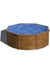Piscina in finto legno Pacific 300x120 cm. Gre KIT300W