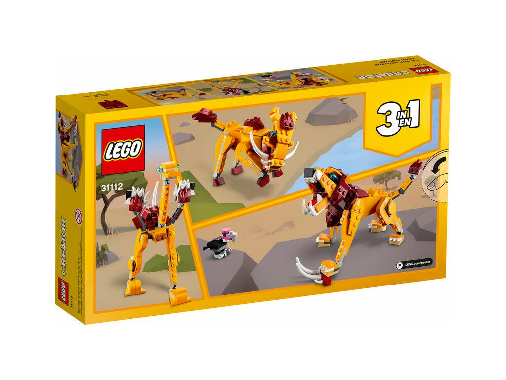 Lego Creator leone selvaggio 31112