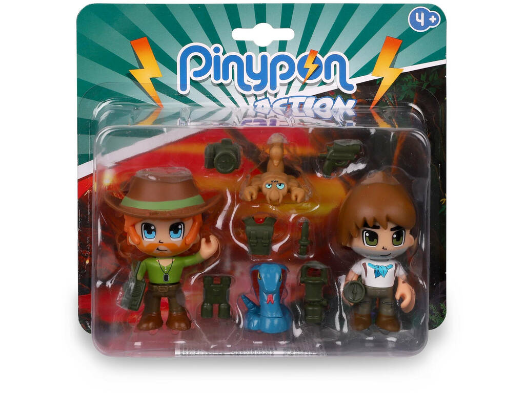 Pin y Pon Action Wild 2 Figuras y Animales 700016607