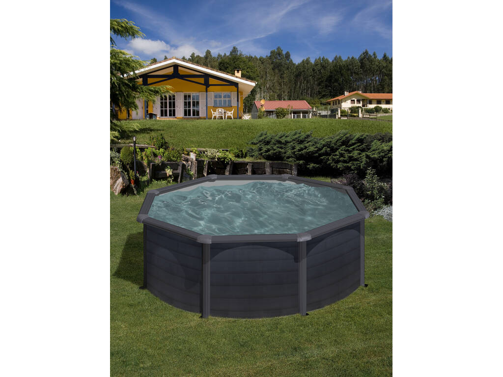 Piscina rotonda Graffito Kea 300x120 cm. Gre KIT300GF