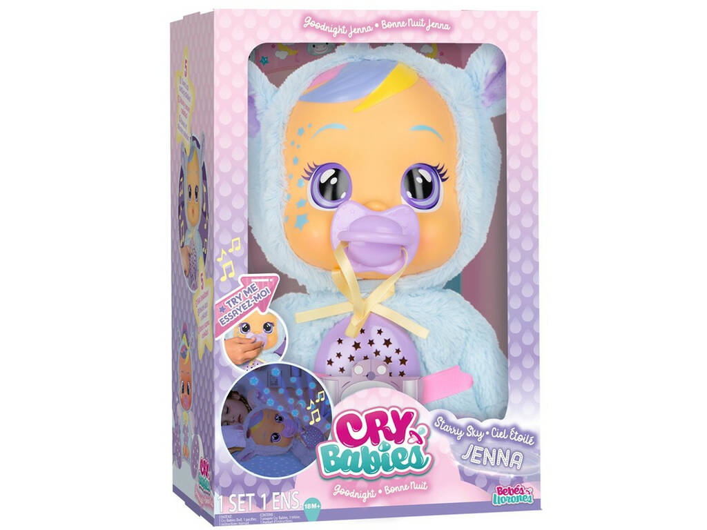 Bebés Llorones Good Night Jenna Estrellitas IMC Toys 84070