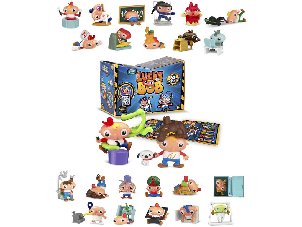 Lucky Bob Pack 2 Personaggi Sorpresa Serie 1 IMC Toys 81239