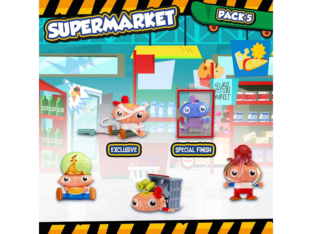 Lucky Bob Pack 5 Figure con tema Serie 1 IMC Toys 81246