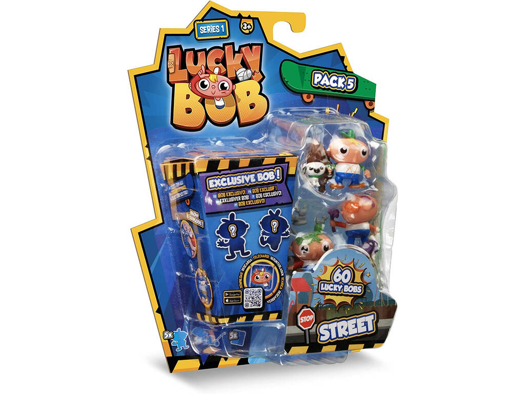 Lucky Bob Pack 5 Figure con tema Serie 1 IMC Toys 81246