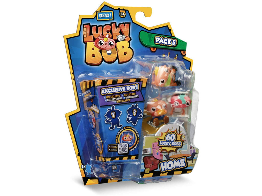 Lucky Bob Pack 5 Figure con tema Serie 1 IMC Toys 81246