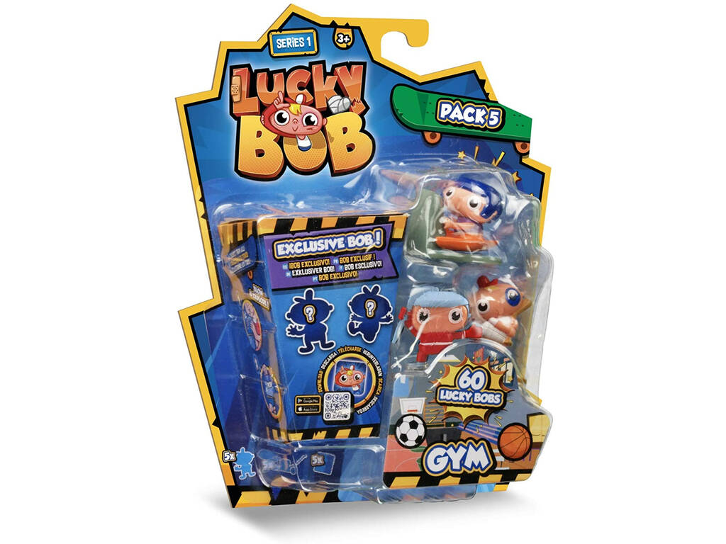 Lucky Bob Pack 5 Figure con tema Serie 1 IMC Toys 81246