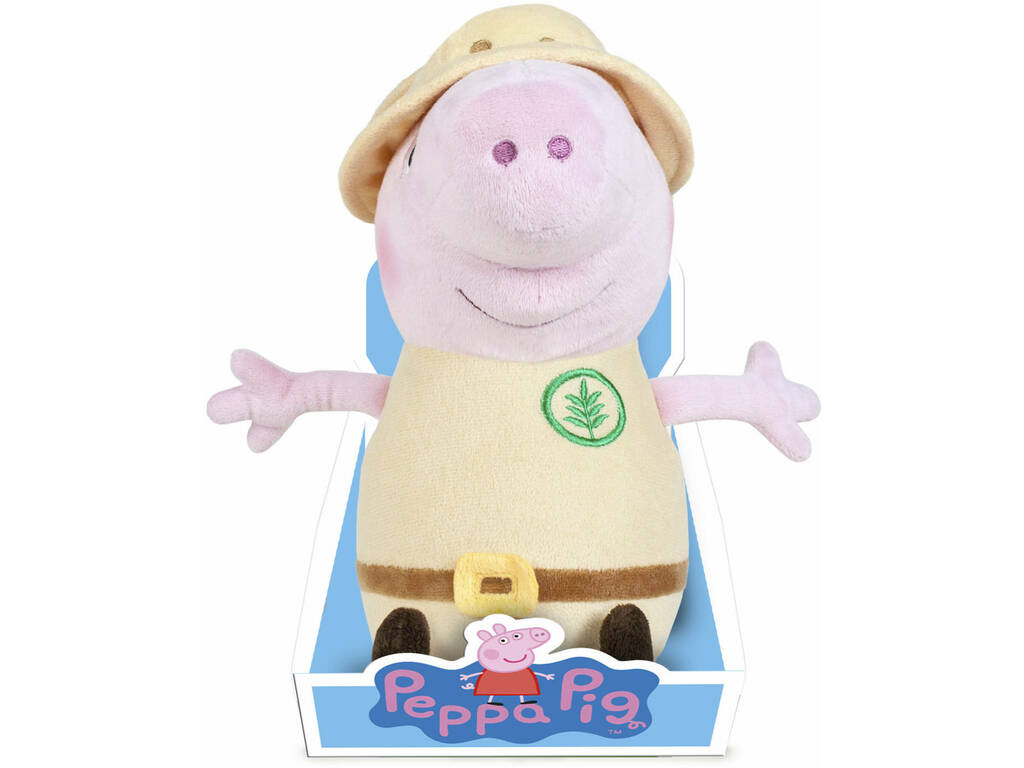 Peluche Peppa Pig Explorer 27 cm. George Famosa 760019338