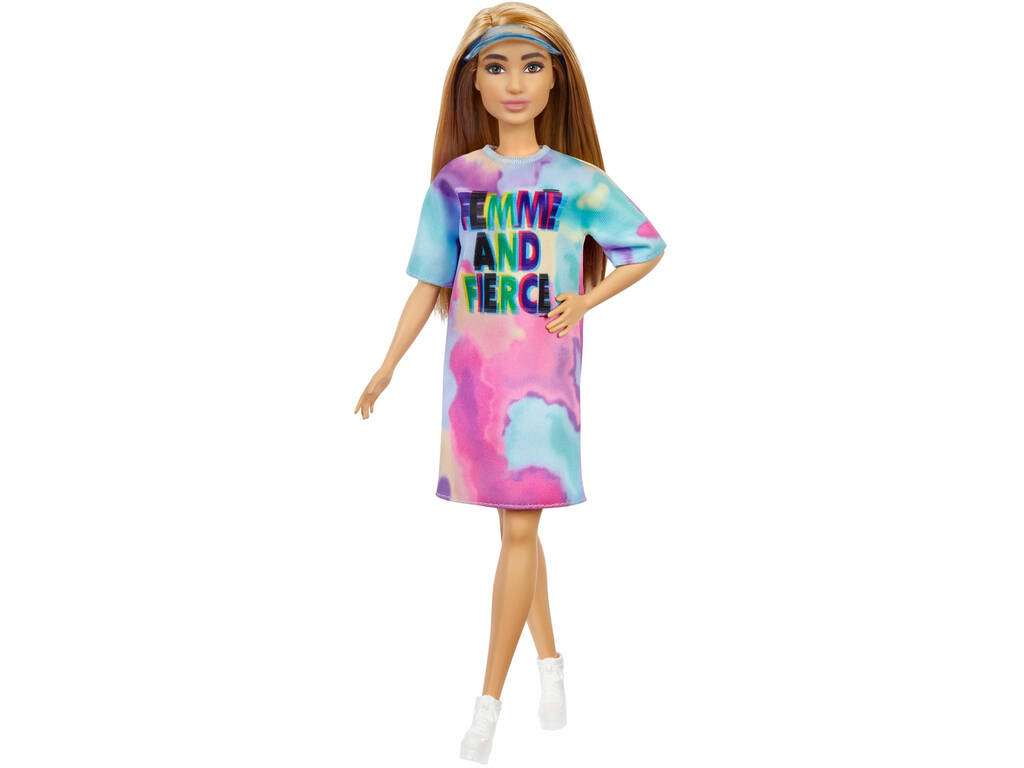 Barbie Fashionista abito tinto Mattel GRB51