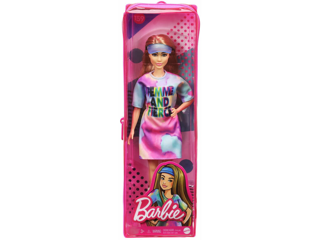 Barbie Fashionista abito tinto Mattel GRB51