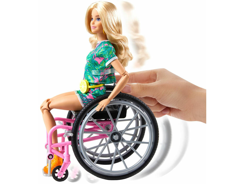 Fauteuil roulant Barbie Fashionista Mattel GRB93