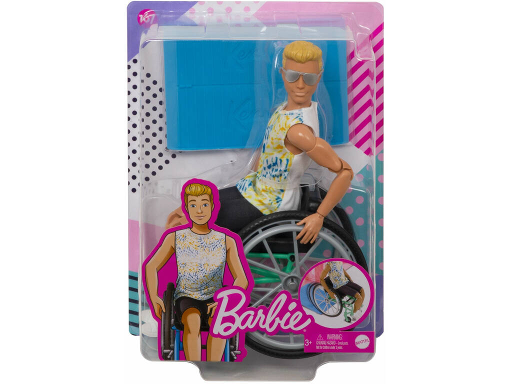 Ken Fashionista en Fauteuil Roulant Mattel GWX93
