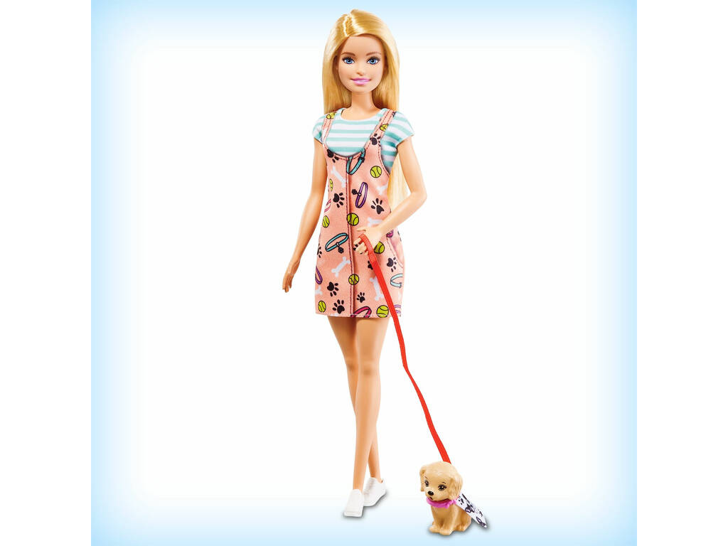 Barbie Mobilier coffret Poupée et Son Animalerie Mattel GRG90