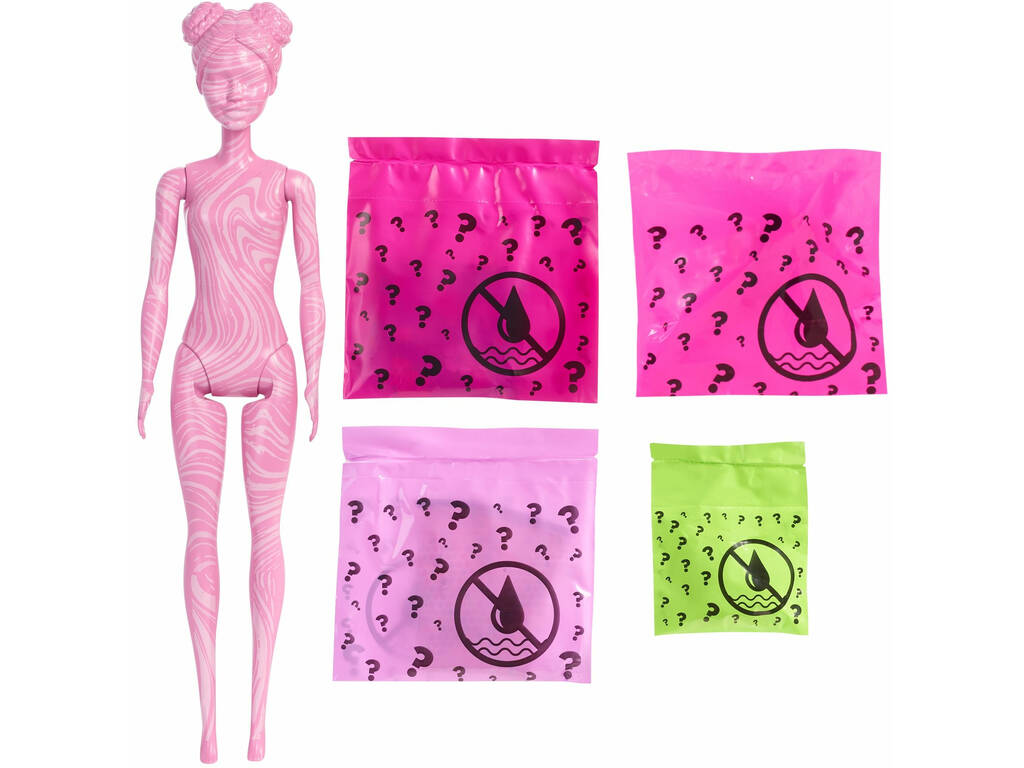 Barbie bambola colore rivelare sabbia e sole Mattel GTR95