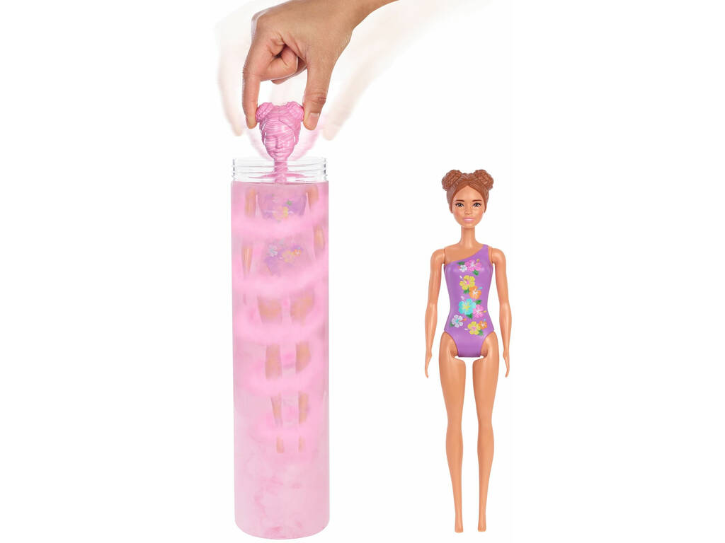 Barbie bambola colore rivelare sabbia e sole Mattel GTR95