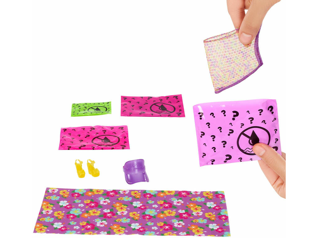Barbie bambola colore rivelare sabbia e sole Mattel GTR95