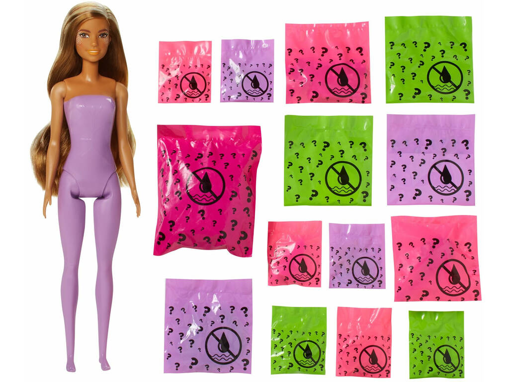 Poupée Barbie Coffret Color Reveal Sirène Fantastique Mattel GXV93