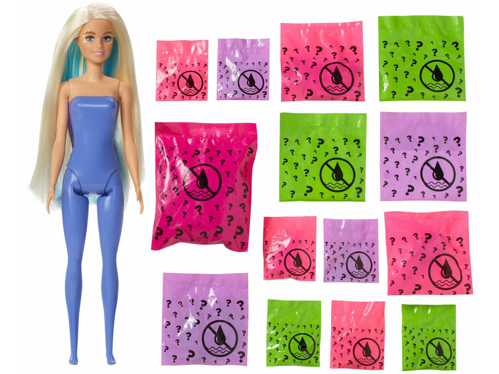 Barbie bambola Color Reveal Fata Mattel GXV94