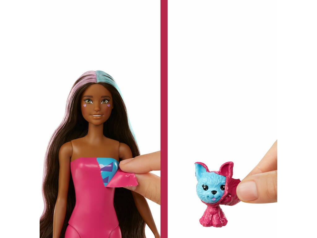 Poupée Barbie Coffret Color Reveal Licorne Fantastique Mattel GXV95