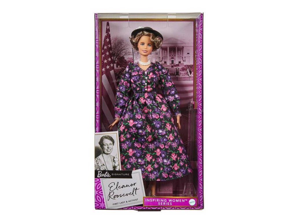 Barbie Collection Donne che ispirano Eleanor Roosevelt Mattel GTJ79