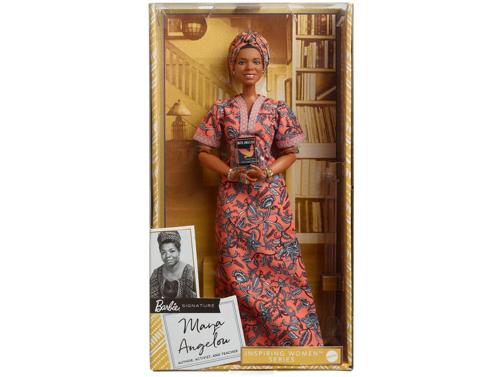 Série Femmes d’Exception de Barbie Poupée Maya Angelou Mattel GXF46