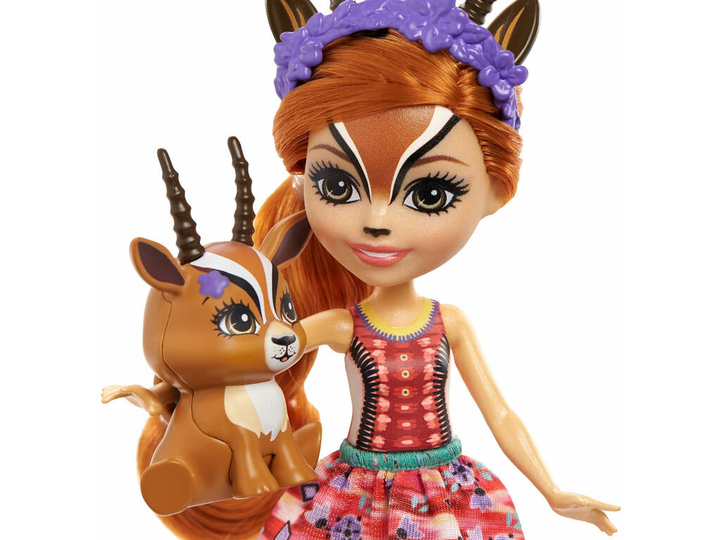 Enchantimals Bambola Gabriela Gazelle e Spotter Mattel GTM26