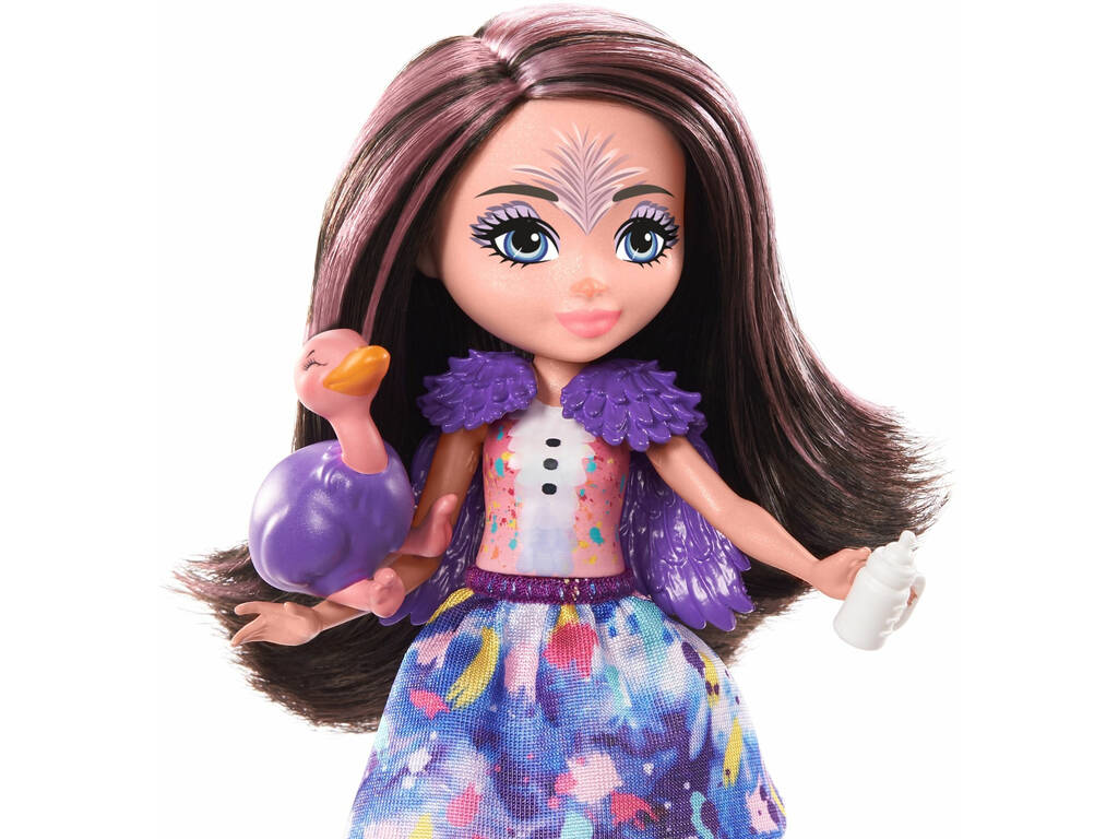 Enchantimals famiglia di struzzi Ophelia Mattel GTM32