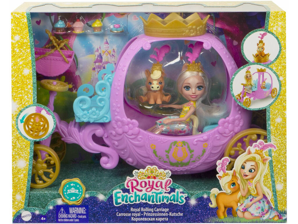 Enchantimals carrozza reale Mattel GYJ16