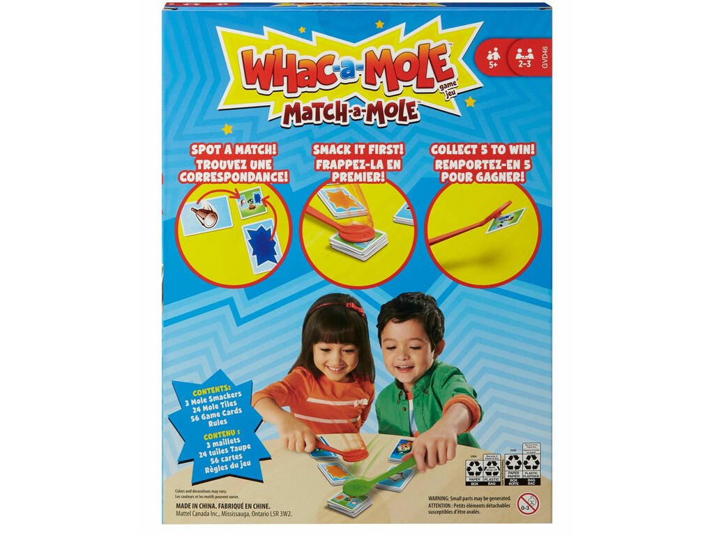 Gioco di carte Whac a Mole Mattel GVD46