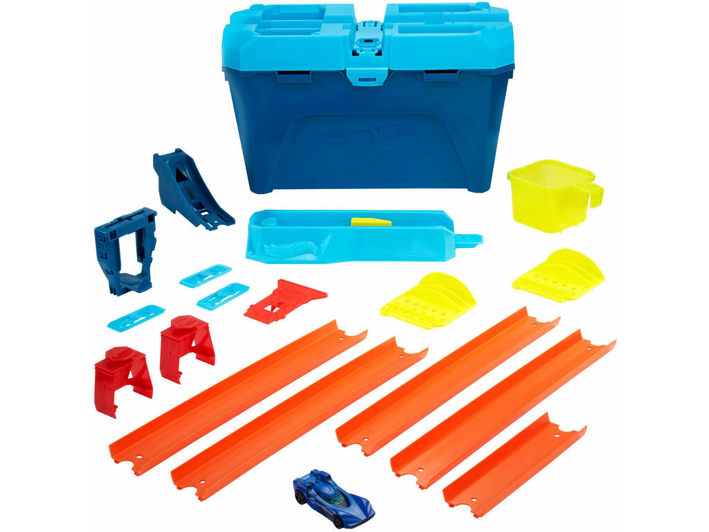 Hot Wheels Scatola delle Acrobazie e Scontri Mattel GVG09