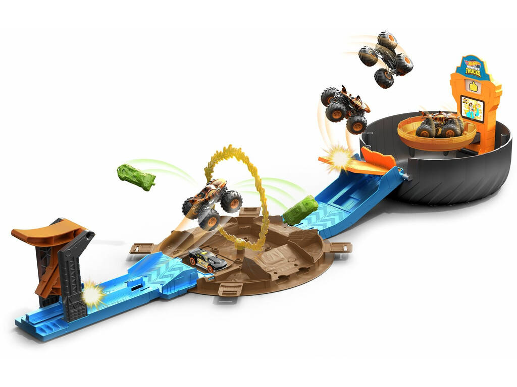Hot Wheels Veicoli Monster Truck Ruote Stunt Mattel GVK48