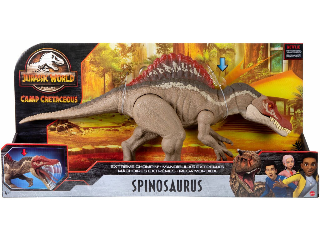 Jurassic World Spinosaurus masticatore Mattel HCG54
