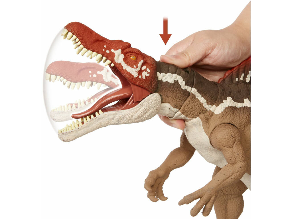 Jurassic World Spinosaurus masticatore Mattel HCG54