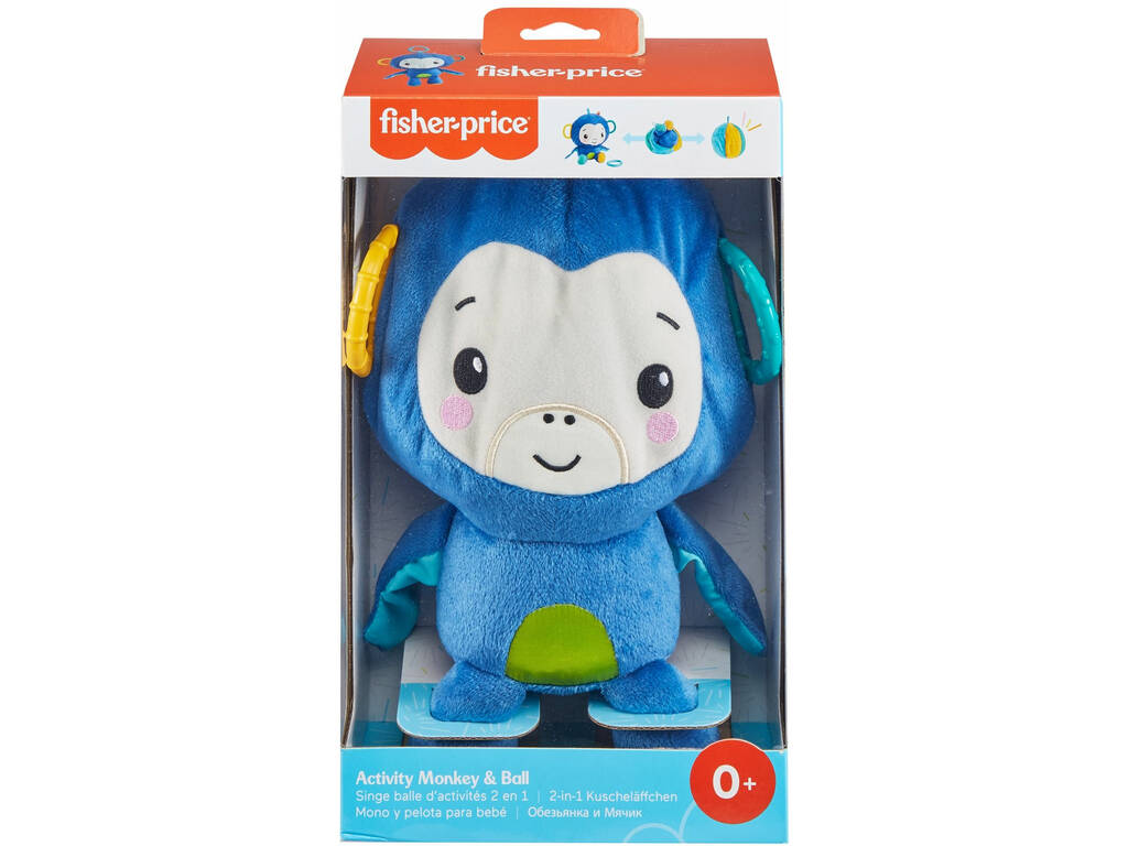 Fisher Price scimmia e palla 2 in 1 Mattel GWW62