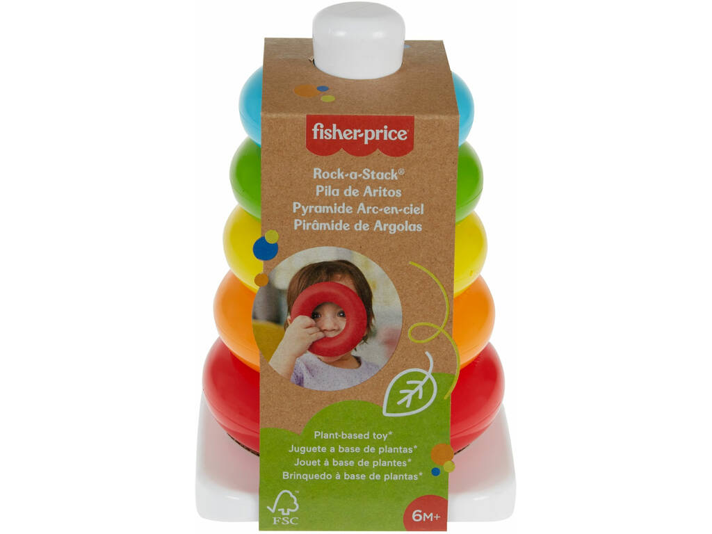 Fisher Price Eco Rocking Pyramid Mattel GRF09