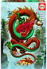 Puzzle 500 O Dragão Da Boa Fortuna, Vincent Hie Educa 19003