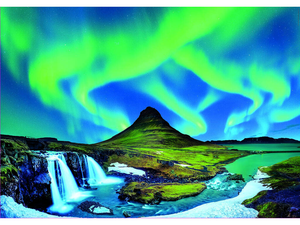 Puzzle 1.500 Aurore Boréale Islande Educa 19041