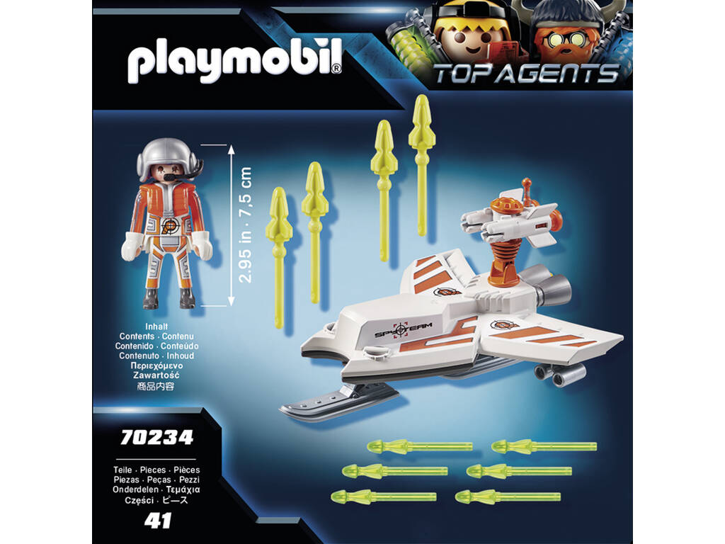 Agent Volant de la Spy Team Playmobil 70234